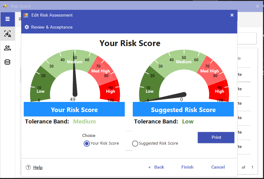 Risk Score App